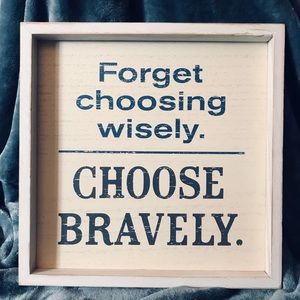 Trendy Wood Motivational Sign